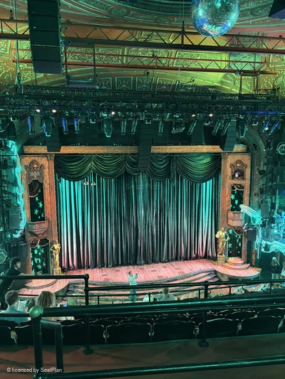Studio 54 Theatre Mezzanine FF213 view from seat photo