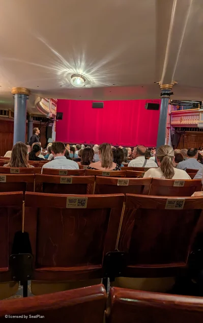 Harold Pinter Theatre Stalls S19 view from seat photo