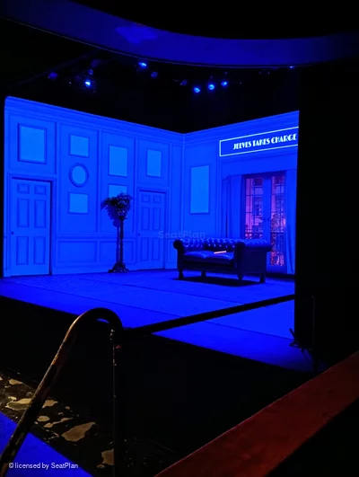 Charing Cross Theatre Bench 1 3 view from seat photo