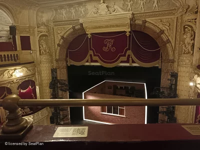 Richmond Theatre Upper Circle A5 view from seat photo