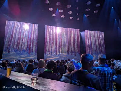 ABBA Arena Block B A30 view from seat photo
