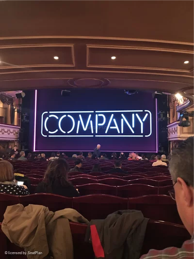 Gielgud Theatre Stalls R8 view from seat photo