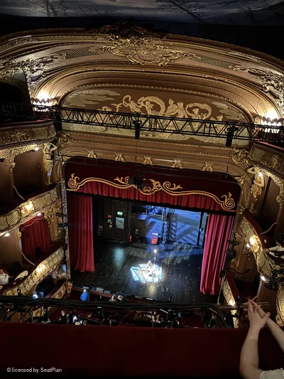 Apollo Theatre Balcony B11 view from seat photo