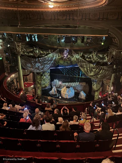 His Majesty's Theatre Balcony A10 view from seat photo