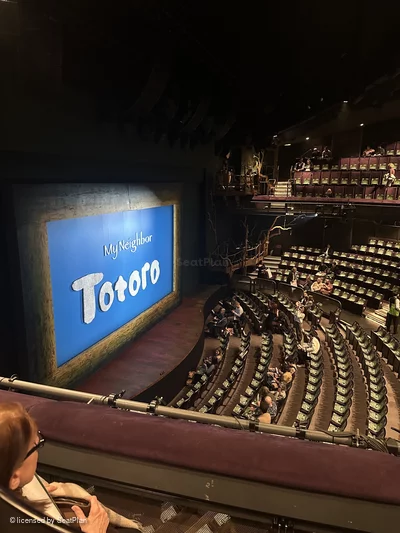 Gillian Lynne Theatre Circle B72 view from seat photo