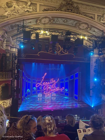 New Wimbledon Theatre Dress Circle E22 view from seat photo