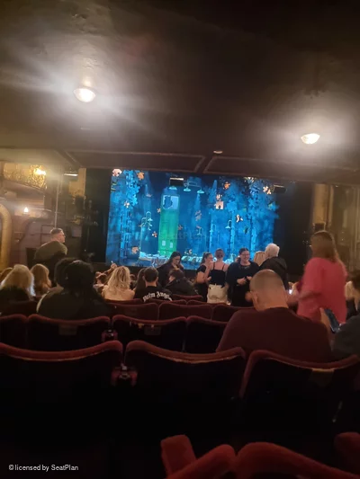 Palace Theatre Stalls Q34 view from seat photo