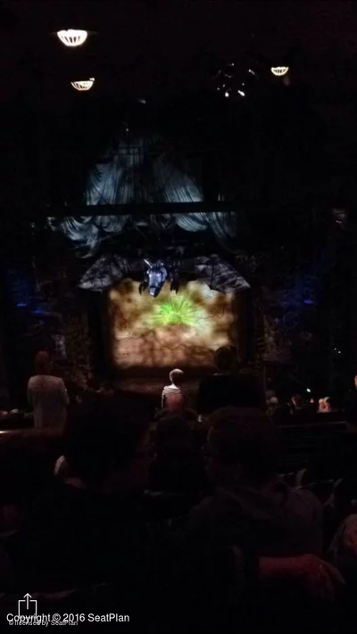 Apollo Victoria Theatre Dress Circle W16 view from seat photo