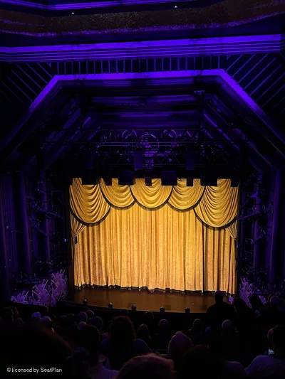 Trafalgar Theatre Dress Circle J6 view from seat photo