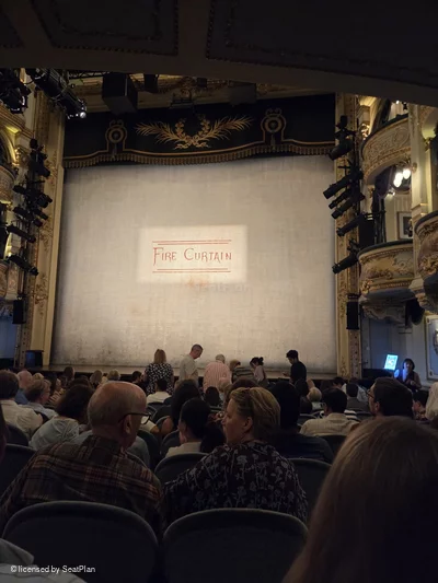 Wyndham's Theatre Stalls M10 view from seat photo