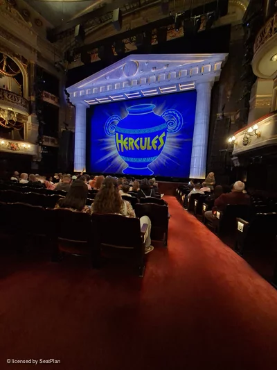 Theatre Royal Drury Lane Stalls M16 view from seat photo