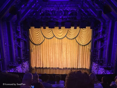Trafalgar Theatre Dress Circle F13 view from seat photo
