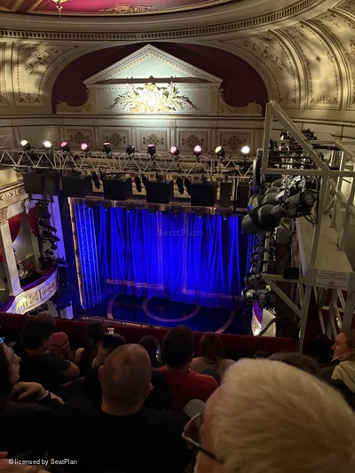 Vaudeville Theatre Upper Circle E16 view from seat photo