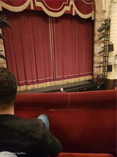 Richmond Theatre Dress Circle B22 view from seat photo