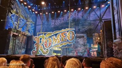 Shaftesbury Theatre Stalls F13 view from seat photo