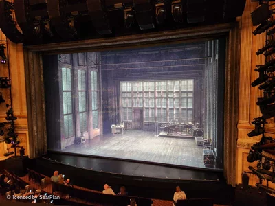Neil Simon Theatre Mezzanine A123 view from seat photo