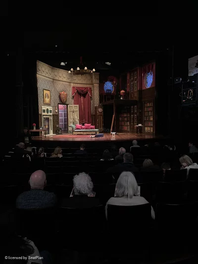 Duchess Theatre Stalls L26 view from seat photo