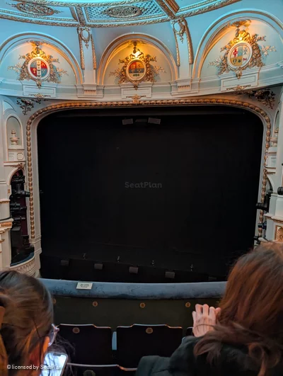 Ambassadors Theatre Circle D5 view from seat photo