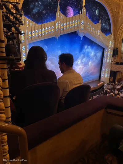 Eugene O'Neill Theatre Mezzanine B27 view from seat photo