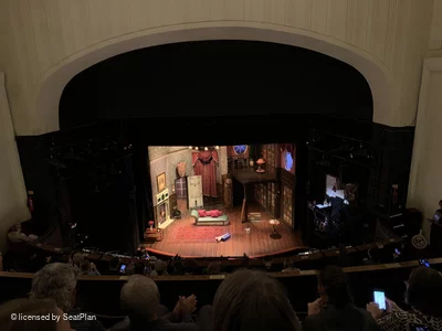 Duchess Theatre Dress Circle H9 view from seat photo