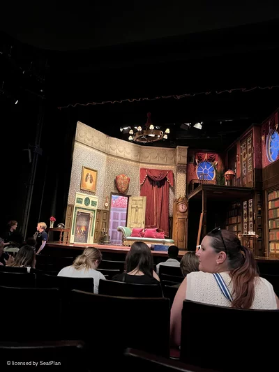 Duchess Theatre Stalls F8 view from seat photo