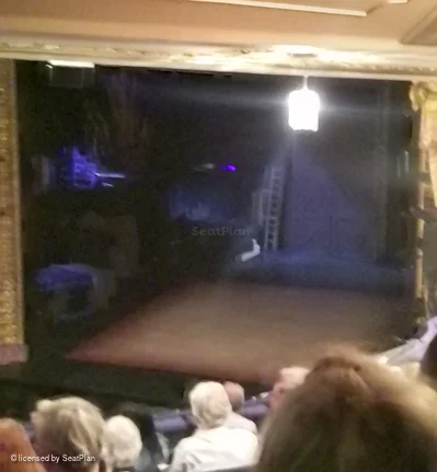 Theatre Royal Haymarket Royal Circle H1 view from seat photo