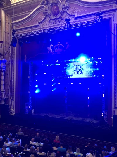 King's Theatre Glasgow Grand Circle A10 view from seat photo