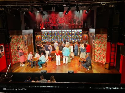 Arts Theatre Circle A6 view from seat photo