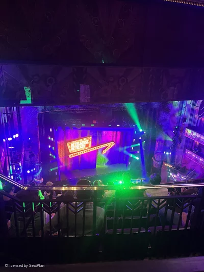 Prince Edward Theatre Grand Circle H30 view from seat photo