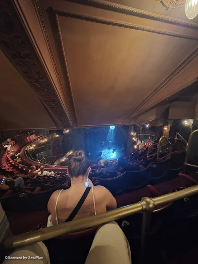 Palace Theatre Grand Circle H12 view from seat photo