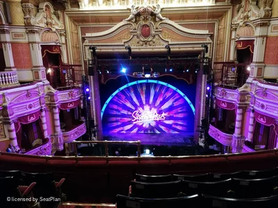 King's Theatre Glasgow Upper Circle F32 view from seat photo