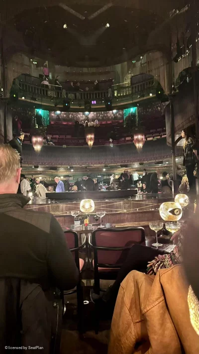 Playhouse Theatre Stalls CC9 view from seat photo