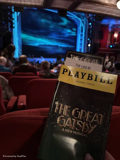 Broadway Theatre Orchestra U28 view from seat photo