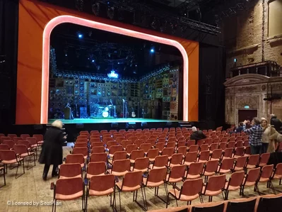 Alexandra Palace Theatre Stalls O25 view from seat photo