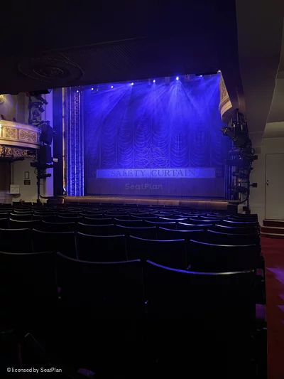Vaudeville Theatre Stalls M18 view from seat photo