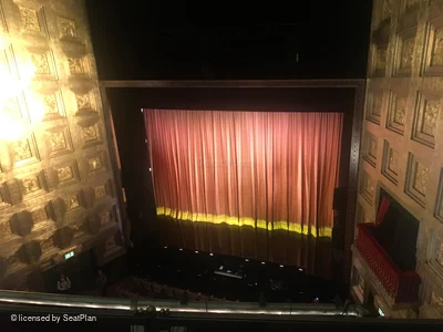 Savoy Theatre Upper Circle B2 view from seat photo