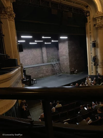 Hudson Theatre Dress Circle A15 view from seat photo