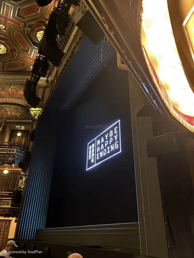 Belasco Theatre Mezzanine D14 view from seat photo