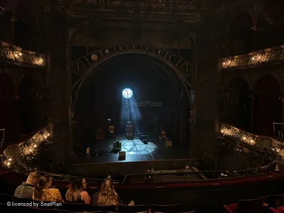 Palace Theatre Dress Circle E20 view from seat photo