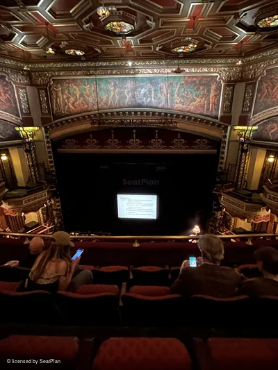 Belasco Theatre Balcony D110 view from seat photo