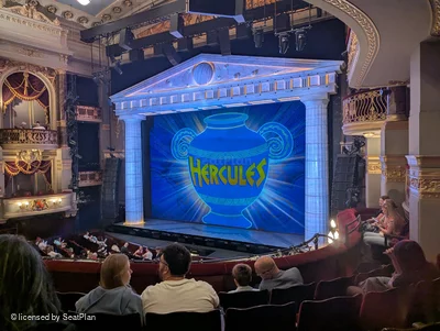 Theatre Royal Drury Lane Royal Circle E10 view from seat photo