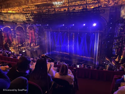 Lena Horne Theatre Rear Mezzanine H2 view from seat photo