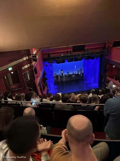 Adelphi Theatre Upper Circle L32 view from seat photo