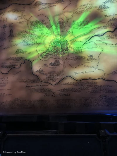 Gershwin Theatre Orchestra D10 view from seat photo