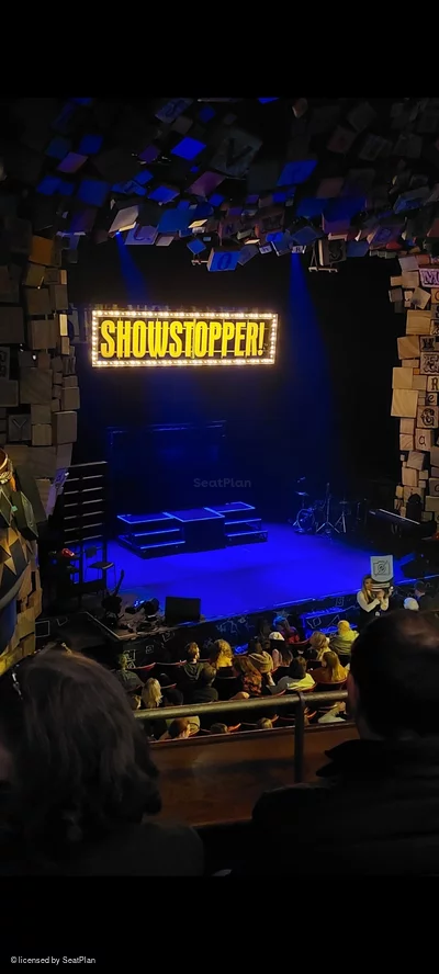 Cambridge Theatre Dress Circle C32 view from seat photo
