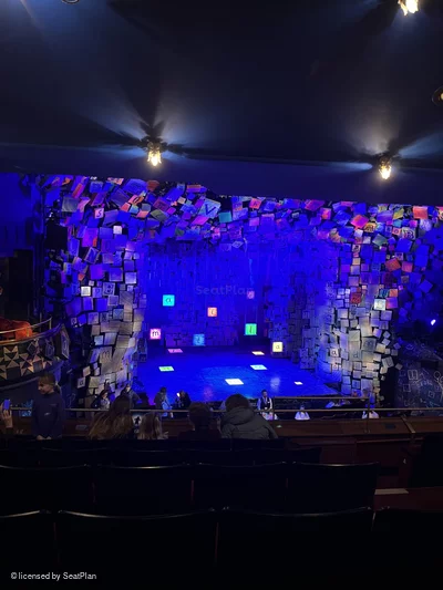 Cambridge Theatre Dress Circle F29 view from seat photo