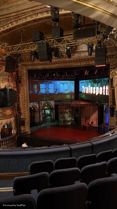 Theatre Royal Haymarket Royal Circle E5 view from seat photo