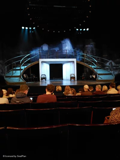 Apollo Theatre Stalls K14 view from seat photo