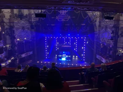 London Coliseum Upper Circle G21 view from seat photo