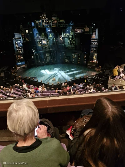 National Theatre - Olivier Circle B38 view from seat photo